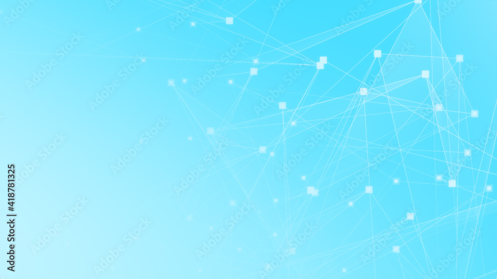 Abstract blue white polygon tech network with connect technology background. Abstract dots and lines texture background. 3d rendering. Abstract blue white polygon tech network with connect technology background. Abstract dots and lines texture background. 3d rendering.