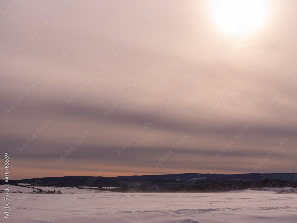 Verschneide Winterlandschaft Verschneide Winterlandschaft