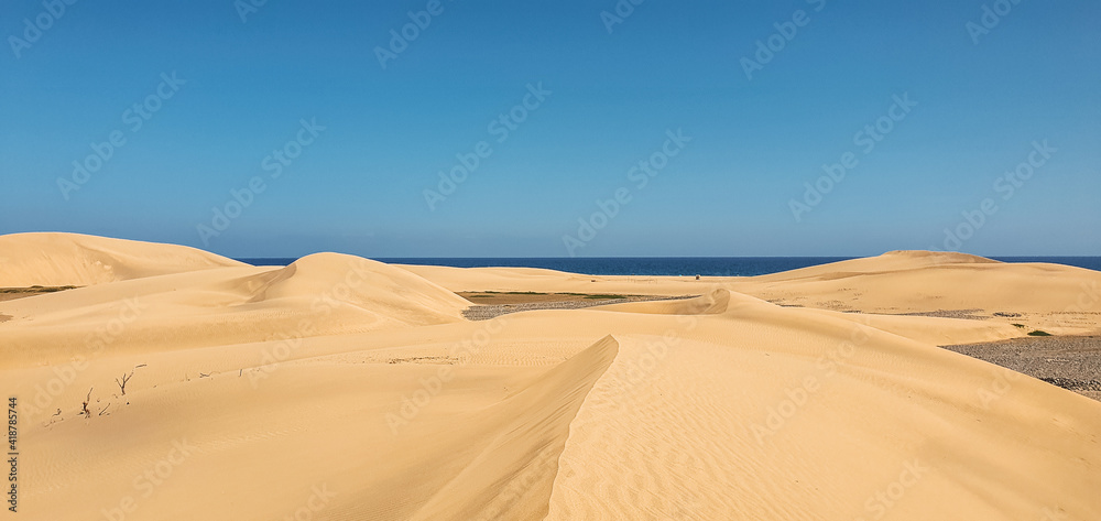 sand dunes reddish sand