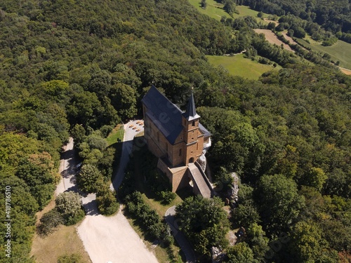 church drone picture