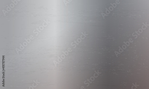 Metal abstract background. Realistic metallic texture, chrome, silver, steel, aluminum