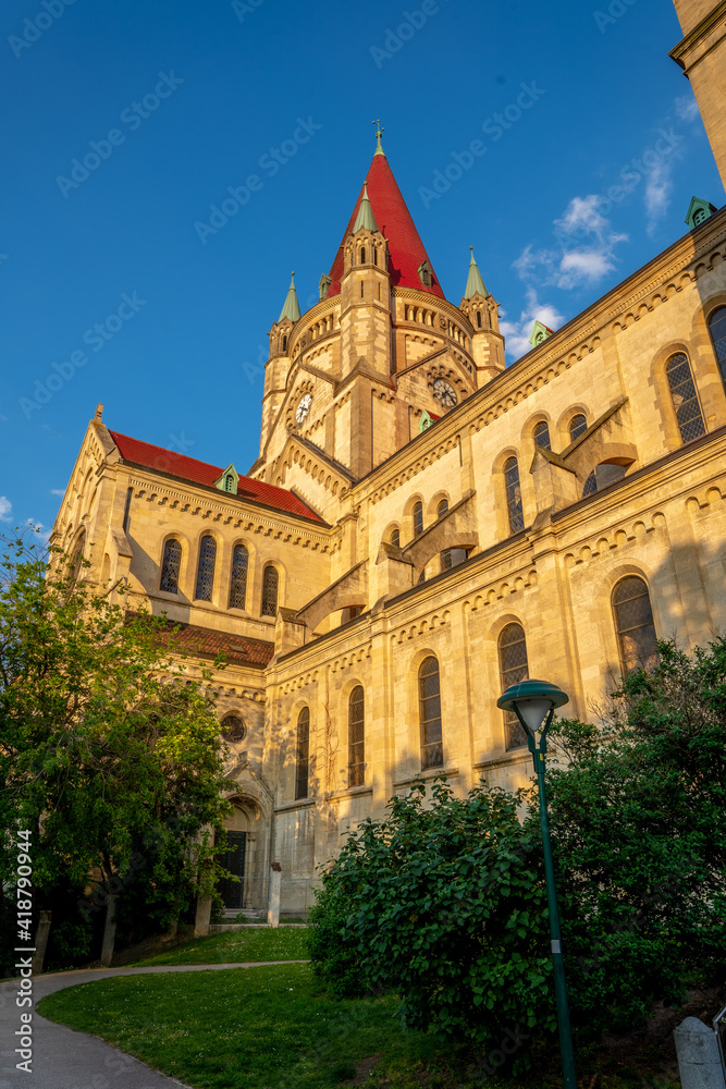 St. Francis of Assisi Church also known as the Emperors Jubilee Church or the Mexico church on Mexikoplatz St. Francis of Assisi Church also known as the Emperors Jubilee Church or the Mexico church on Mexikoplatz