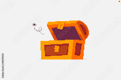 8-bit empty chest
