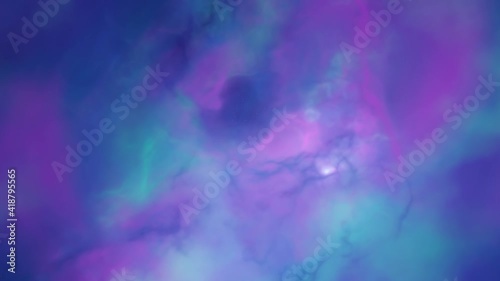 Nebula Fly Through Stars 1 Minute