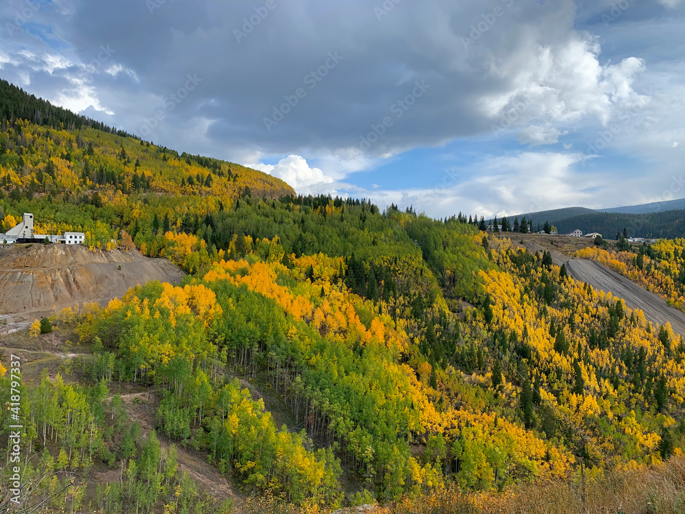 Naklejka premium Fall road trip in Western Colorado