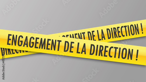Logo engagement de la direction.