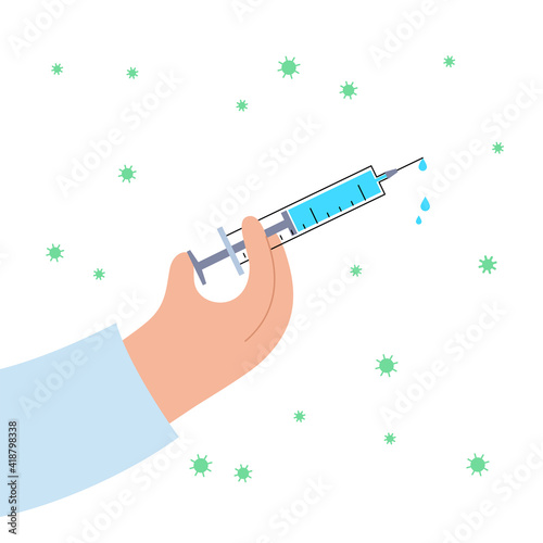 Global vaccination concept