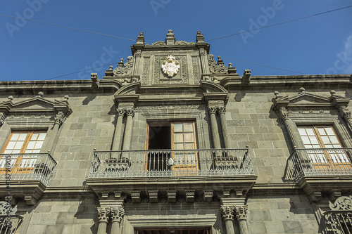 Casa Salazar (1687) - baroque-style building located at number 28 of Calle San Agustin. San Cristobal de La Laguna, Tenerife, Canary Islands, Spain. photo