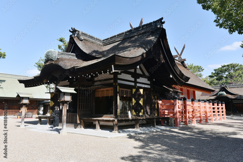 住吉大社 第二本宮幣殿 大阪市 住吉大社 第二本宮幣殿 大阪市