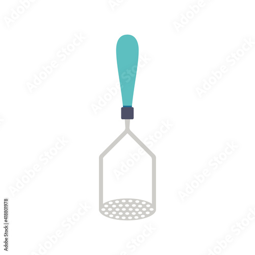potato masher isolated on white background, vector illustration photo
