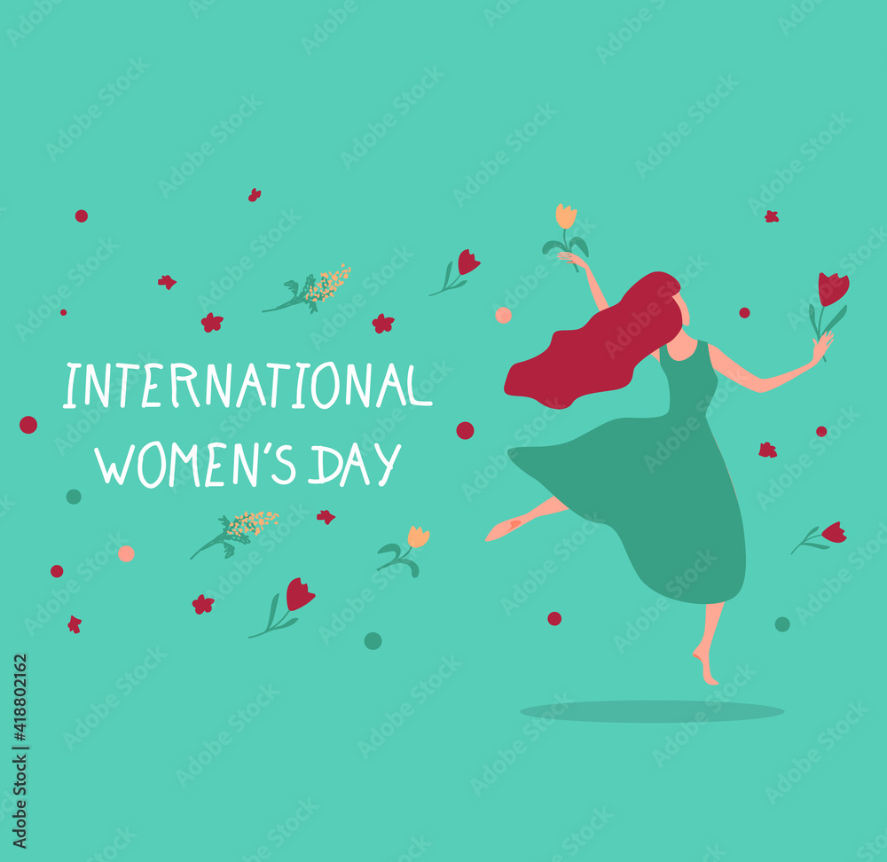 Naklejka premium International Women's Day celebration.