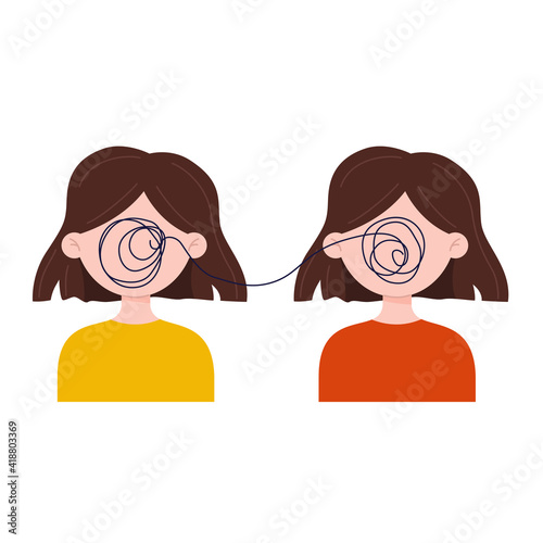 Friendly support concept, two women, psychologist help. Empathy concept.