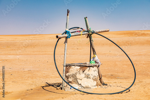 A water well in the of Oman. photo
