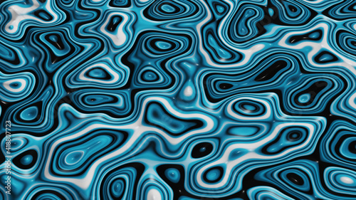 3d texture abstract marble background. Modern art design blue