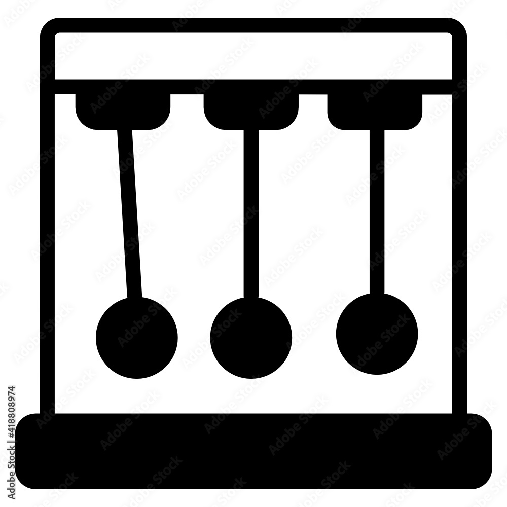 Pendulum in solid style icon, editable vector
Pendulum in solid style icon, editable vector