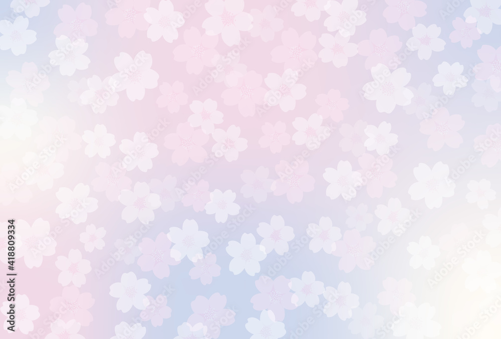 background with cherry blossoms and color gradation background with cherry blossoms and color gradation