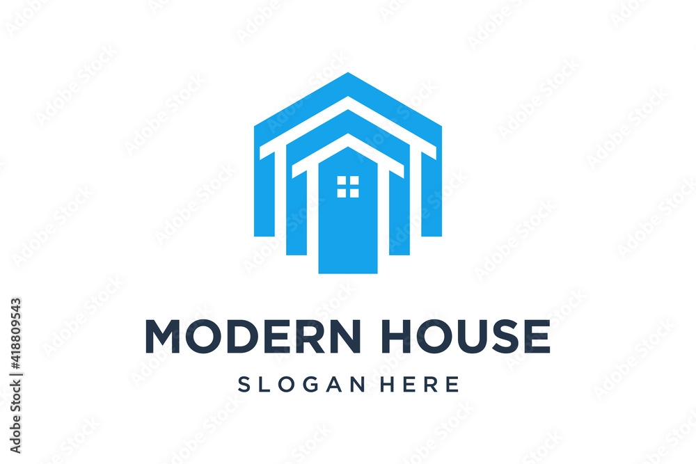 Home logo design real estate