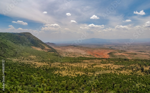 The Great Rift Valley from the Kamandura Mai-Mahiu Narok Road, K
