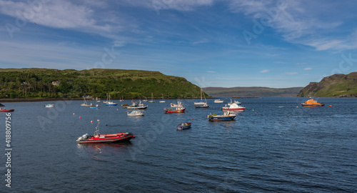 Foto Portree Harbour, Isle of Skye, Highland, Scotland, UK