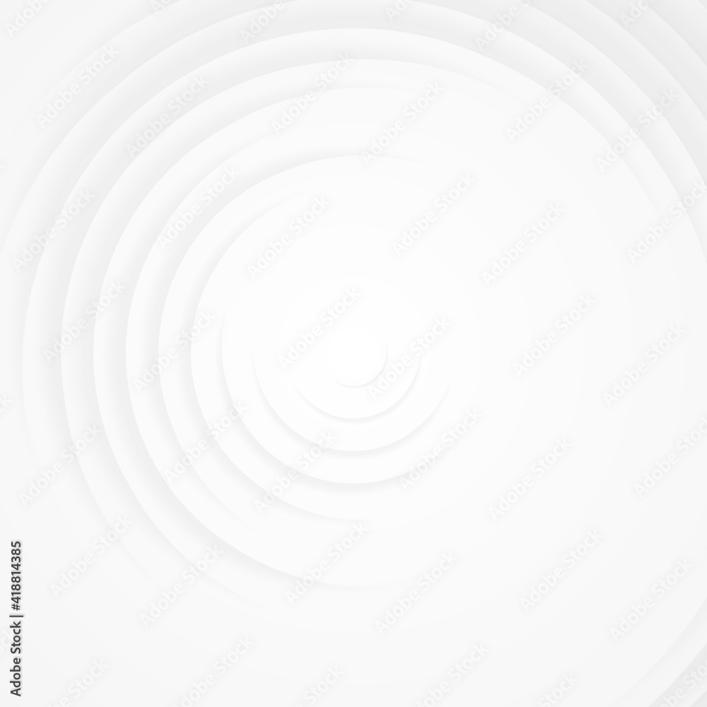 White gray circles abstract background.3D illustration with paper cut style. White gray circles abstract background.3D illustration with paper cut style.