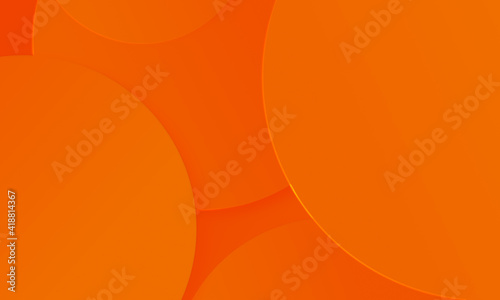 Circles orange texture background. Simple modern design use for summer holiday concept.