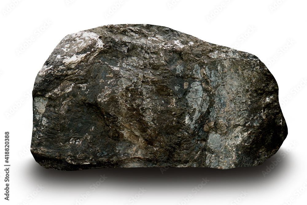Obraz premium stones white background, Clipping path