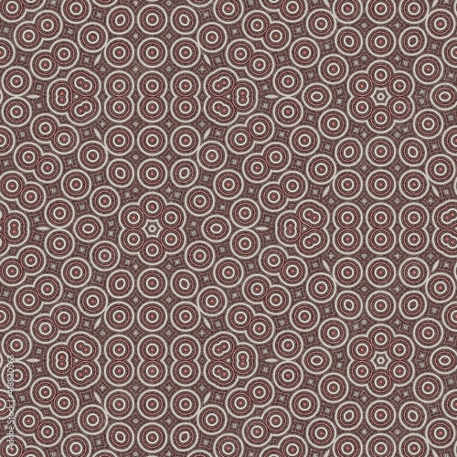 Geometric pattern design for background, scarf pattern texture for print on cloth, cover photo, website, mandala decoration, retro, vintage, trend, 3d rendering wallpaper, baroque