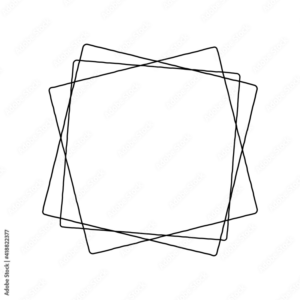 hand drawing border shape hand drawing border shape
