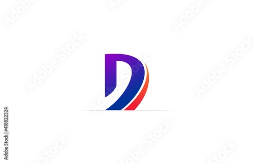 Letter D logotype vector brand