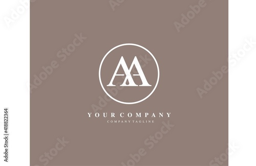 Abstract Beauty Letter AA Logo