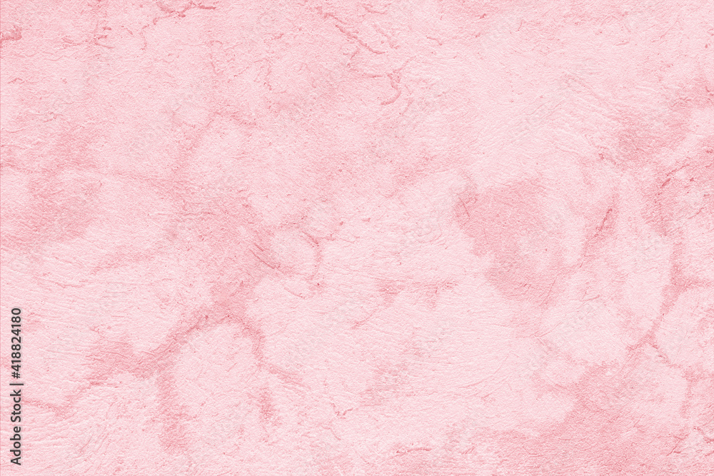Pink concrete wall grunge background, cement construction material texture backdrop, Abstract concrete floor.