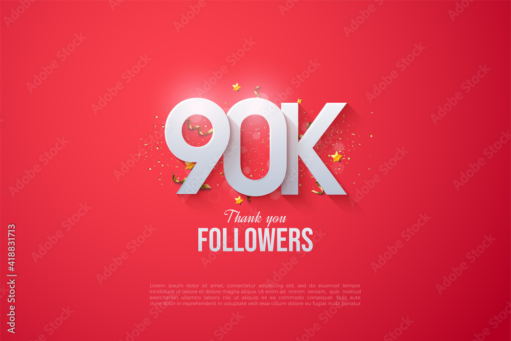 90k followers with modern and colorful 3D design illustrations.