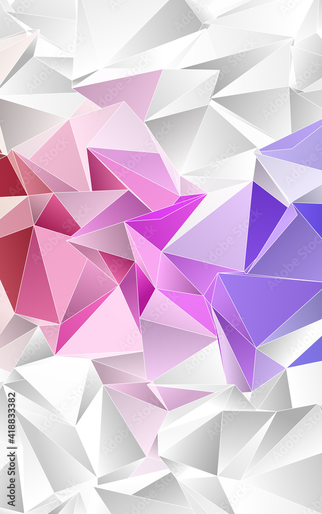 Obraz premium 3d Triangles, abstract background. Design wallpaper.