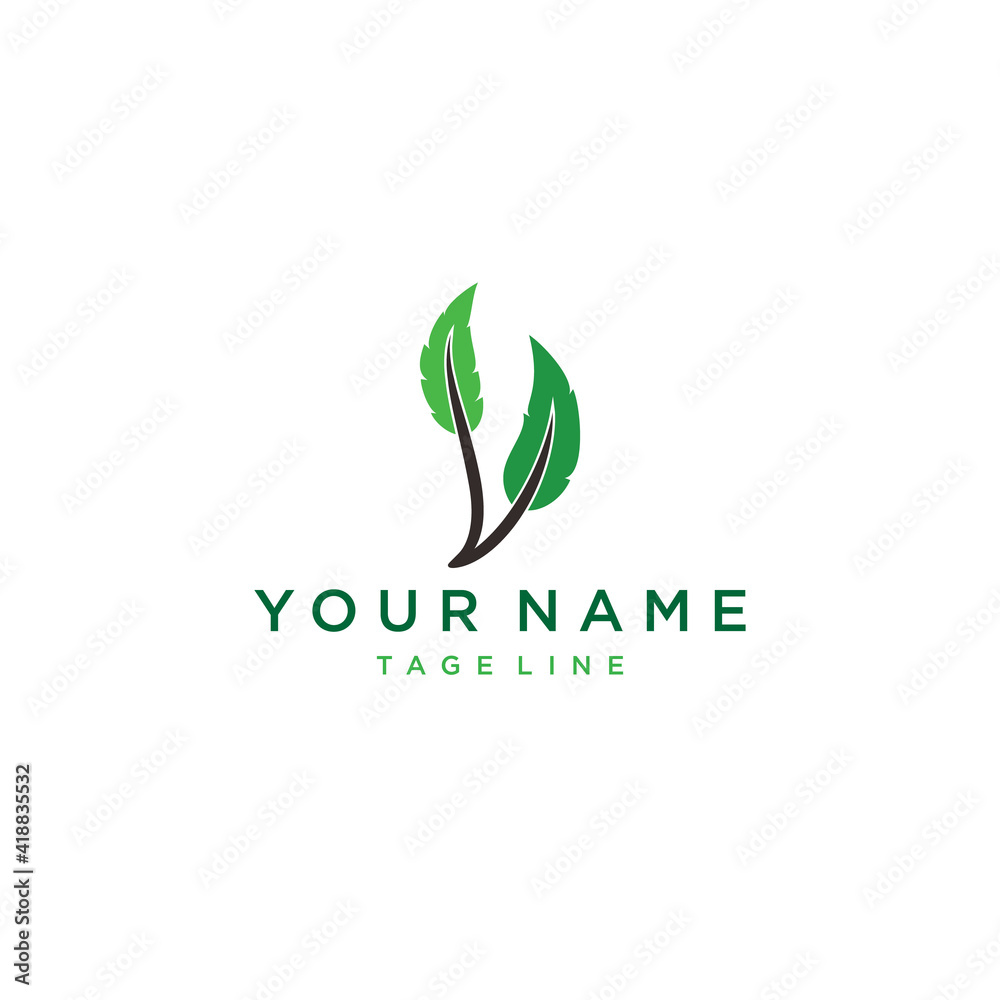 Living Environment Design. vector abstract green leaf logo icon. Landscape, garden, plant, nature and ecology vector logo design. Logotype concept icon. Living Environment Design. vector abstract green leaf logo icon. Landscape, garden, plant, nature and ecology vector logo design. Logotype concept icon.