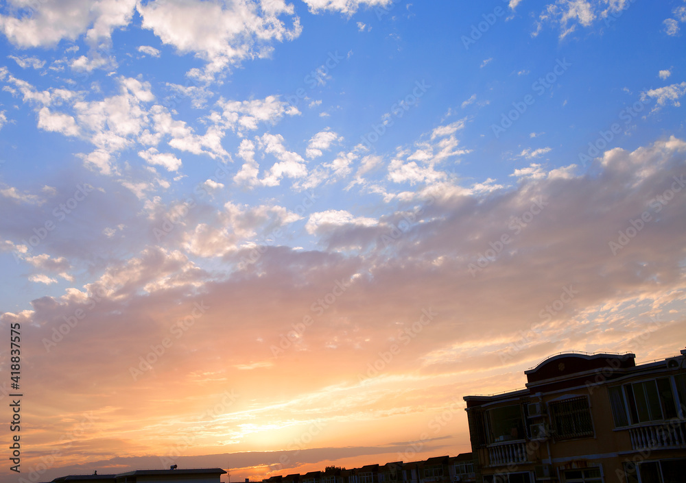 Sky at sunset Sky at sunset