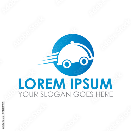 fast food vector , food delivery logo