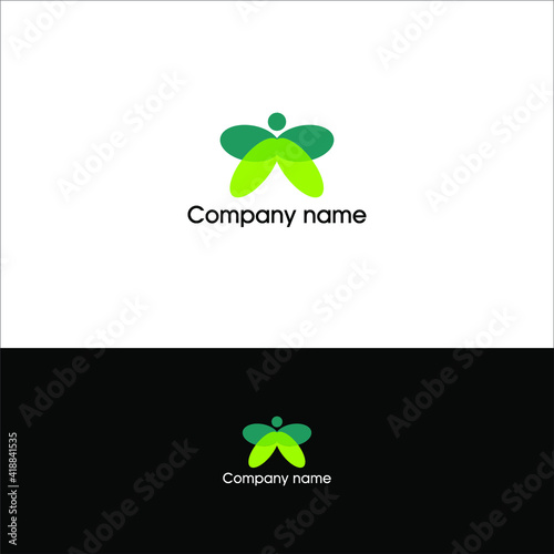 nature life logo icon design vector template