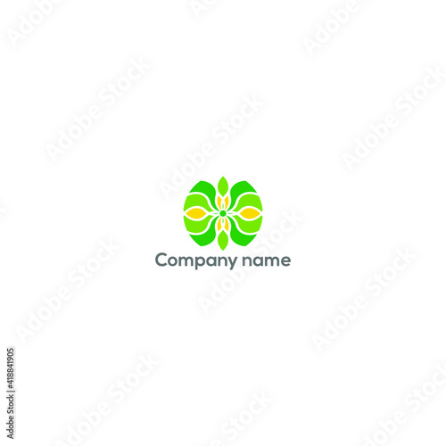 nature life logo icon design vector template