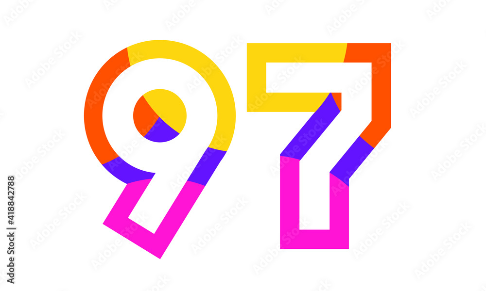97 Colorful Fun Modern Flat Number 97 Colorful Fun Modern Flat Number
