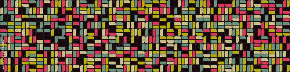 Abstract Geometric Pattern generative computational art illustration Abstract Geometric Pattern generative computational art illustration