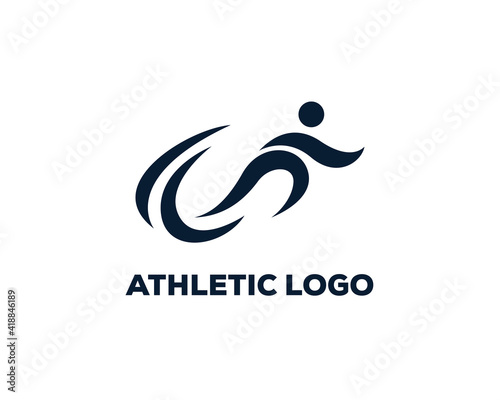 athletic logo sport logo run logo beauty sport logo symbol logo