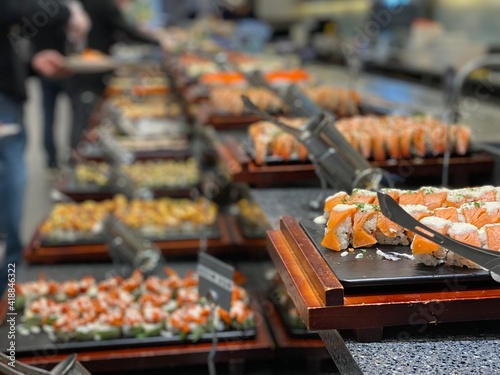 koreanfood sushi buffet all you can eat seafood rounge desert drink