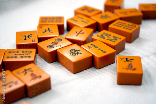 Tableau sur toile Old Mah Jongg tiles