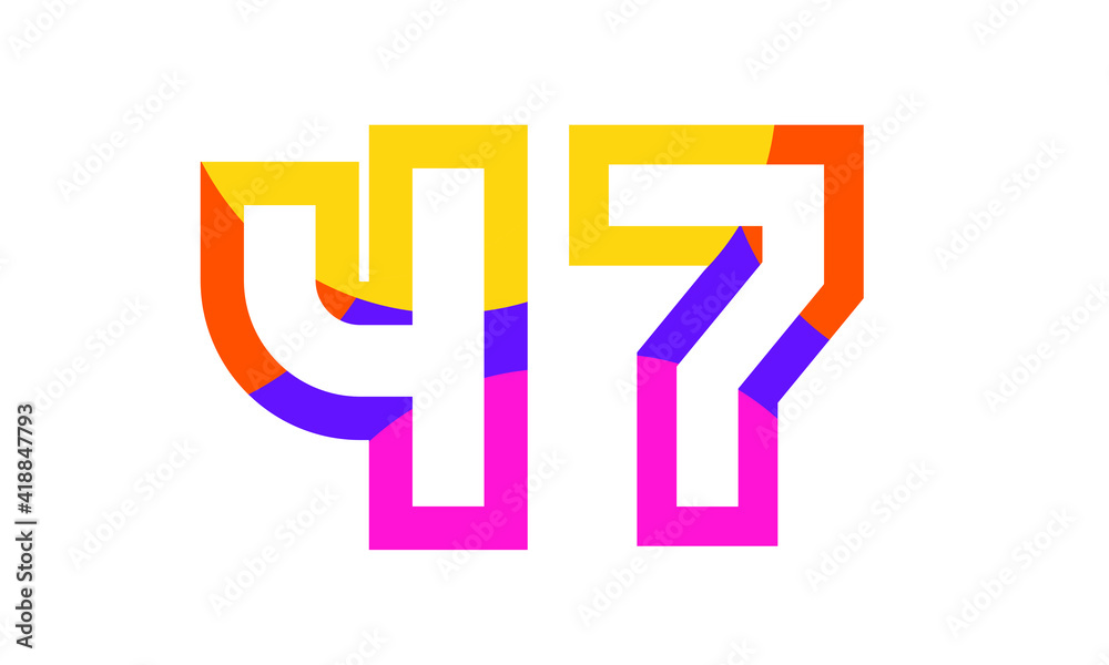 47 Colorful Fun Modern Flat Number 47 Colorful Fun Modern Flat Number