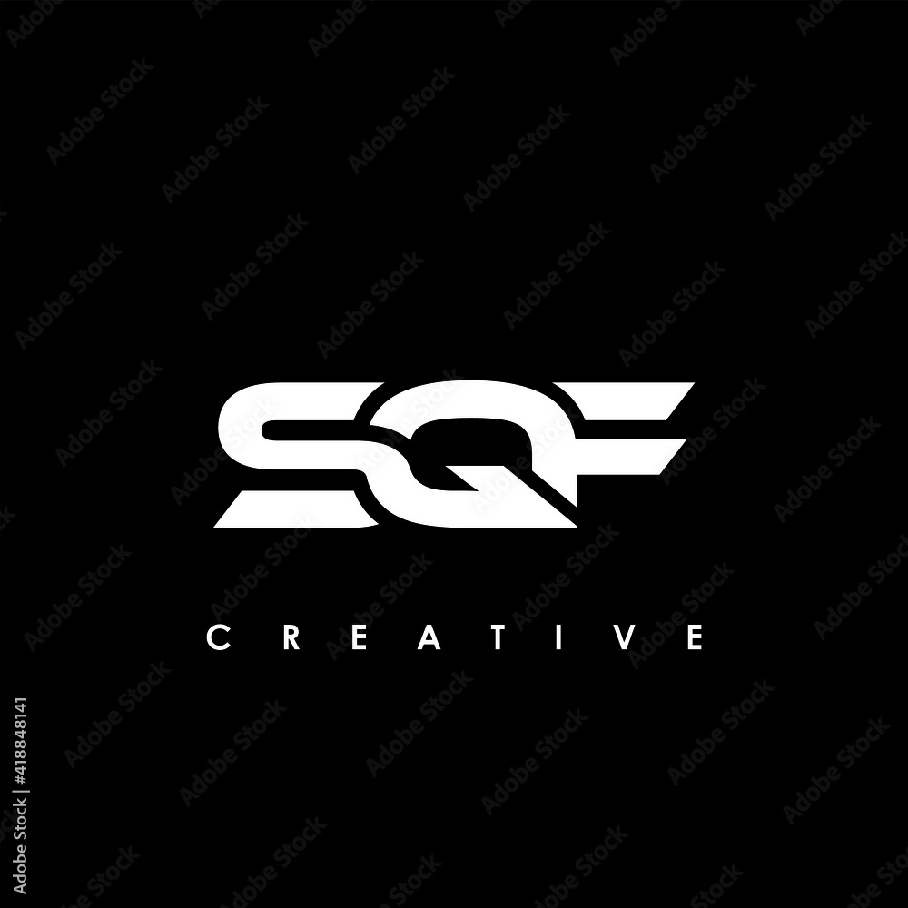 SQF Letter Initial Logo Design Template Vector Illustration SQF Letter Initial Logo Design Template Vector Illustration