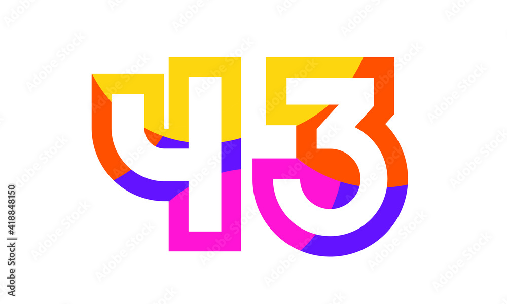 43 Colorful Fun Modern Flat Number 43 Colorful Fun Modern Flat Number