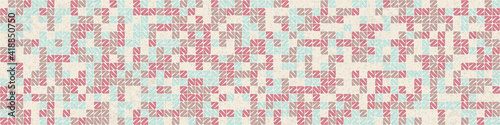 Abstract Geometric Pattern generative computational art illustration