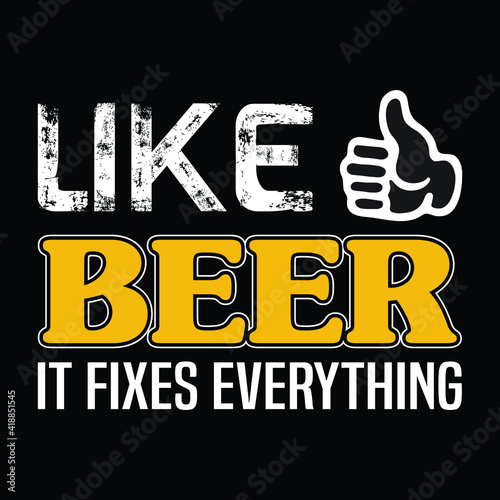 Beer T-Shirt Design
