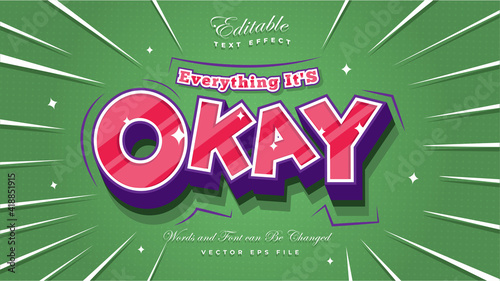 Okay Bold Text Effect