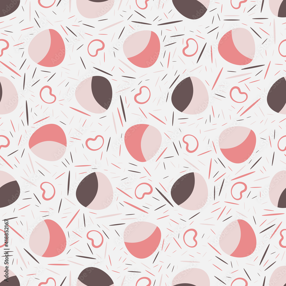 Seamless abstract pattern. Beautiful texture for textile or paper print. Vector illustration. Cute colorful background. Seamless abstract pattern. Beautiful texture for textile or paper print. Vector illustration. Cute colorful background.